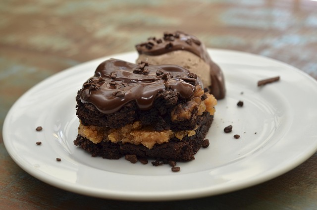 Brownie com Sorvete